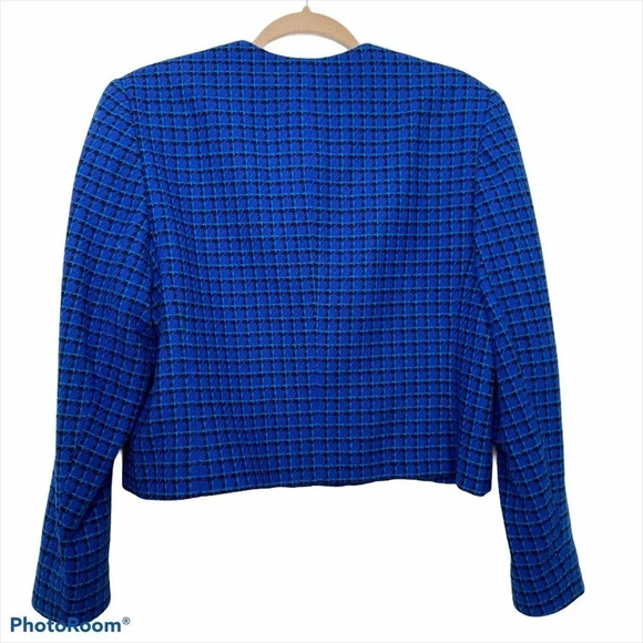 Vintage Pendleton Wool Cropped Blazer Jacket - Picture 4 of 14